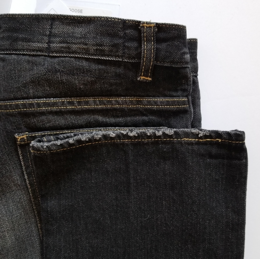 Golden Goose High Rise Denim Pants Size S Small Black - Picture 7 of 11